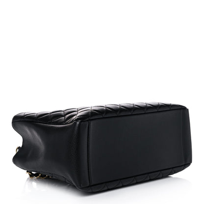Chanel Caviar Quilted Grand Shopping Tote GST Black 4 of 12