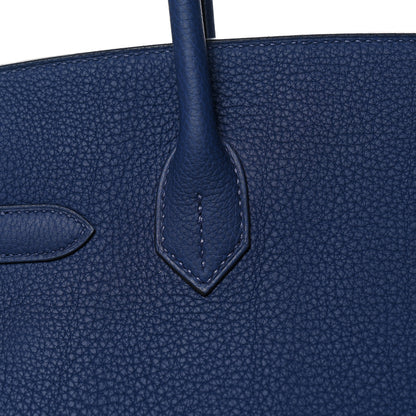 Hermes Togo Birkin 30 Bleu Saphir 12 of 35