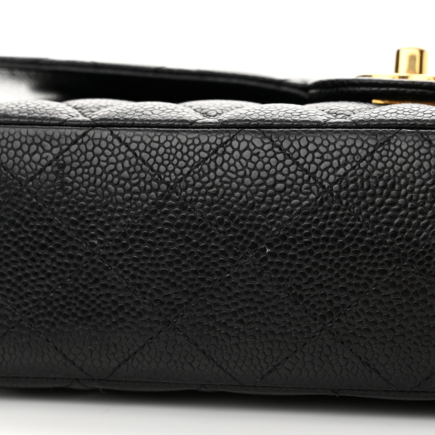 Chanel Caviar Quilted Medium Double Flap Black 14 of 15
