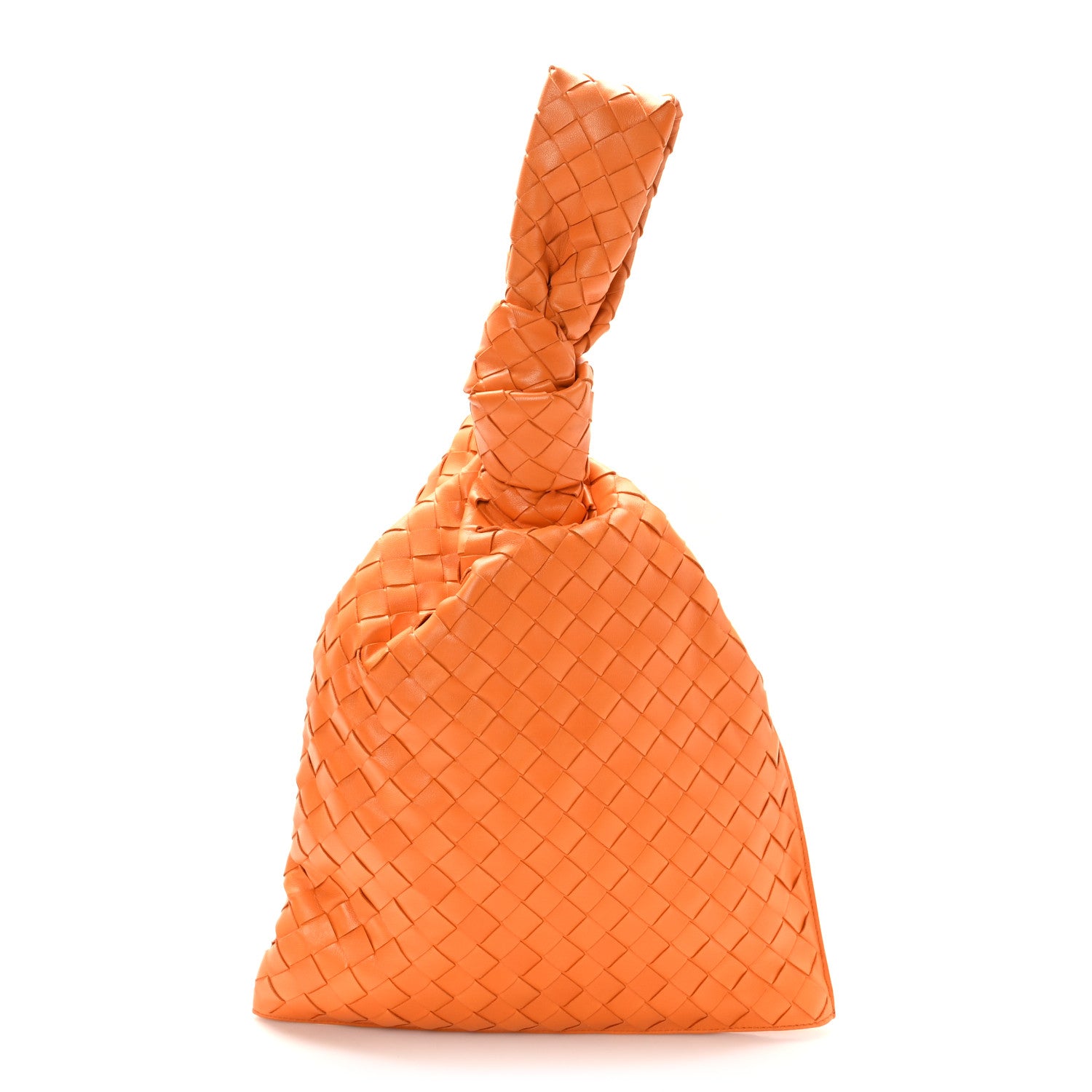 Bottega Veneta Nappa Intrecciato BV Twist Orange 1 of 7