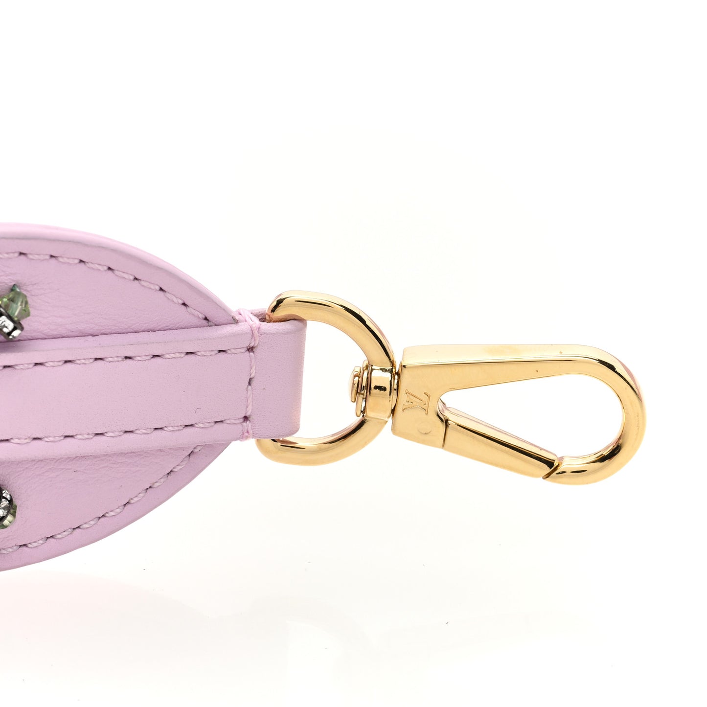 Calfskin Swarovski Crystal Mini Capucines Shoulder Strap Wisteria Purple