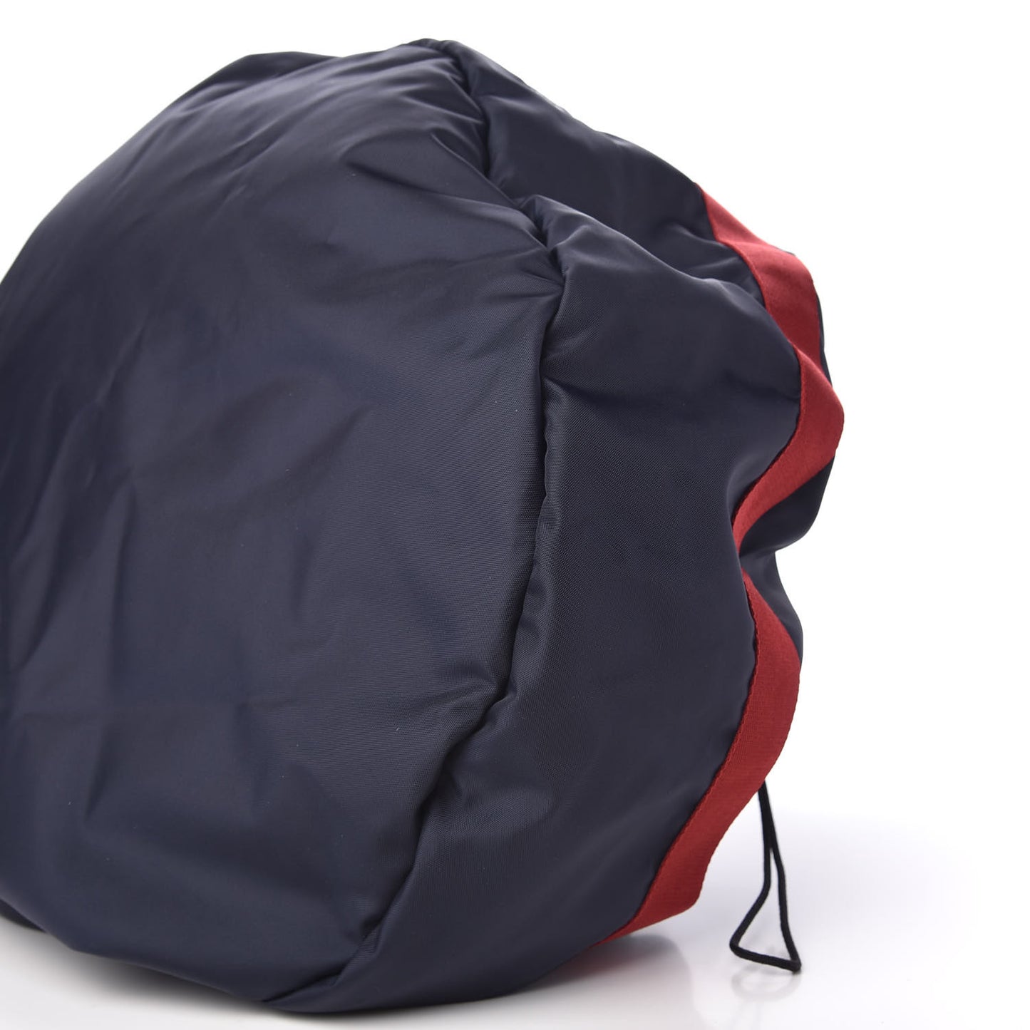 Textured Sport Nylon Logo Embroidered M Wheel Gym Bag Bleu Navy Rouge