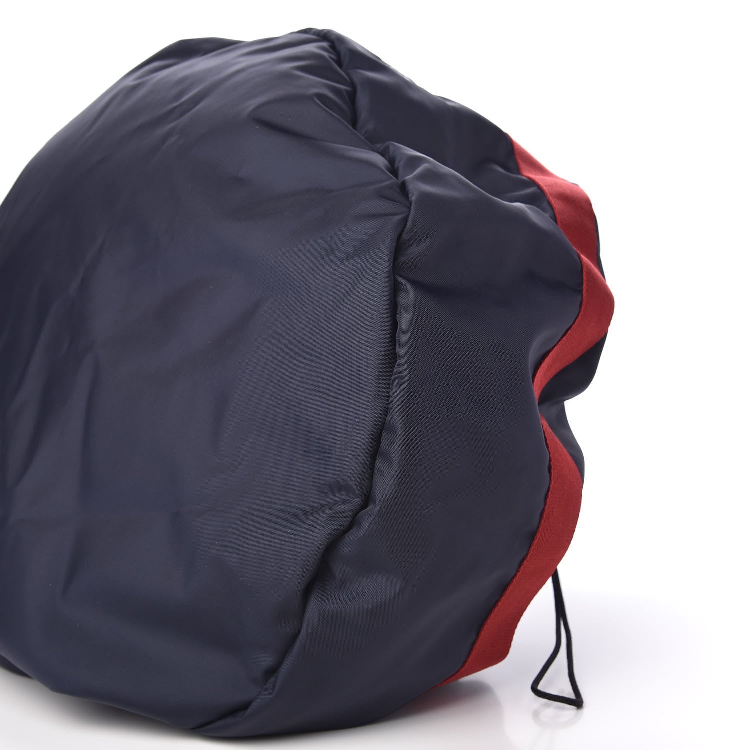Balenciaga Textured Sport Nylon Logo Embroidered M Wheel Gym Bag Bleu Navy Rouge 9 of 9