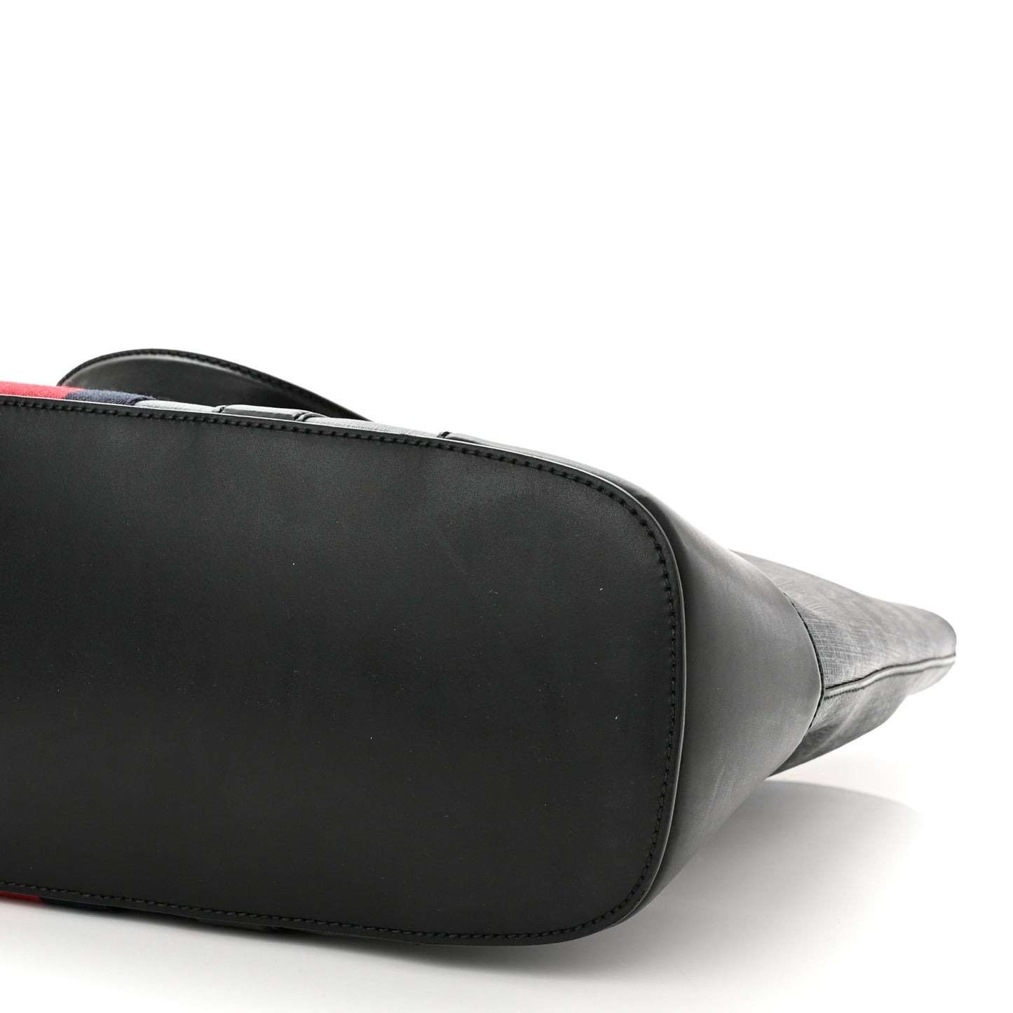 GG Supreme Monogram Web Tote Black Grey