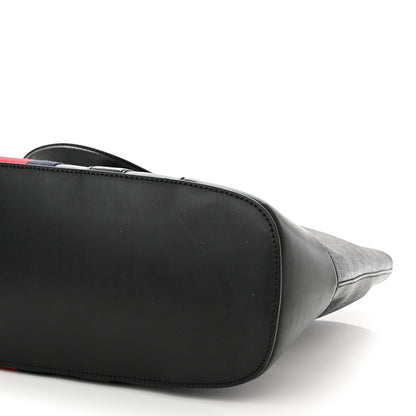 Gucci GG Supreme Monogram Web Tote Black Grey 10 of 10