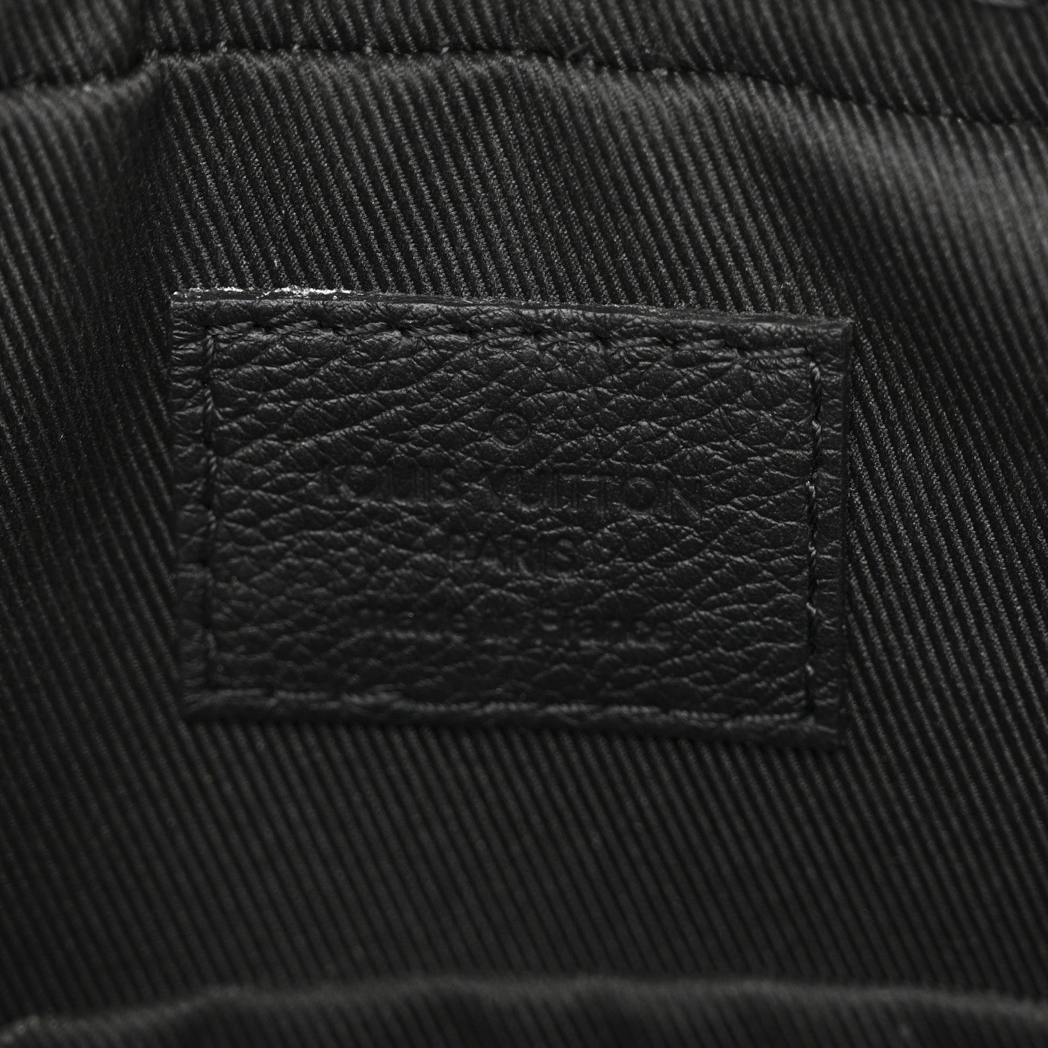 Louis Vuitton Calfskin Monogram Shadow Trio Messenger Black 6 of 14