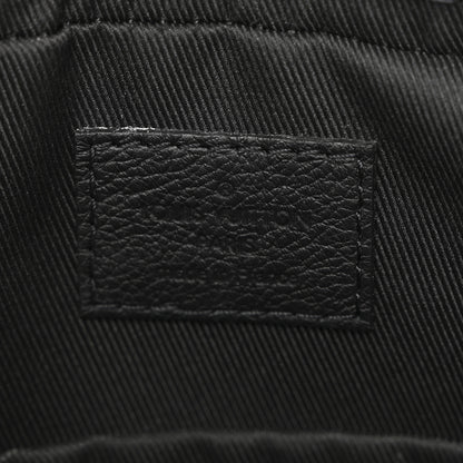 Louis Vuitton Calfskin Monogram Shadow Trio Messenger Black 6 of 14