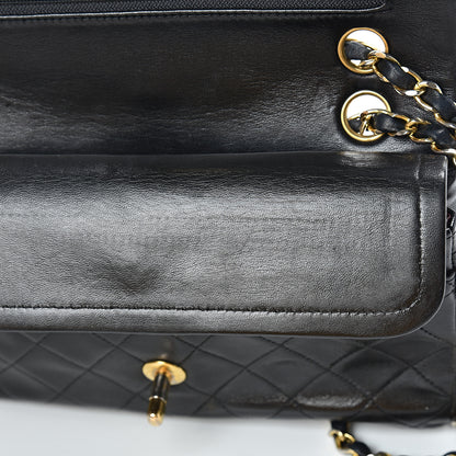 Chanel Lambskin Quilted Small Double Flap Black 14 of 19