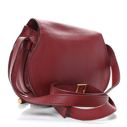 Chloe Calfskin Mini Marcie Round Crossbody Bag Plum Purple 3 of 11