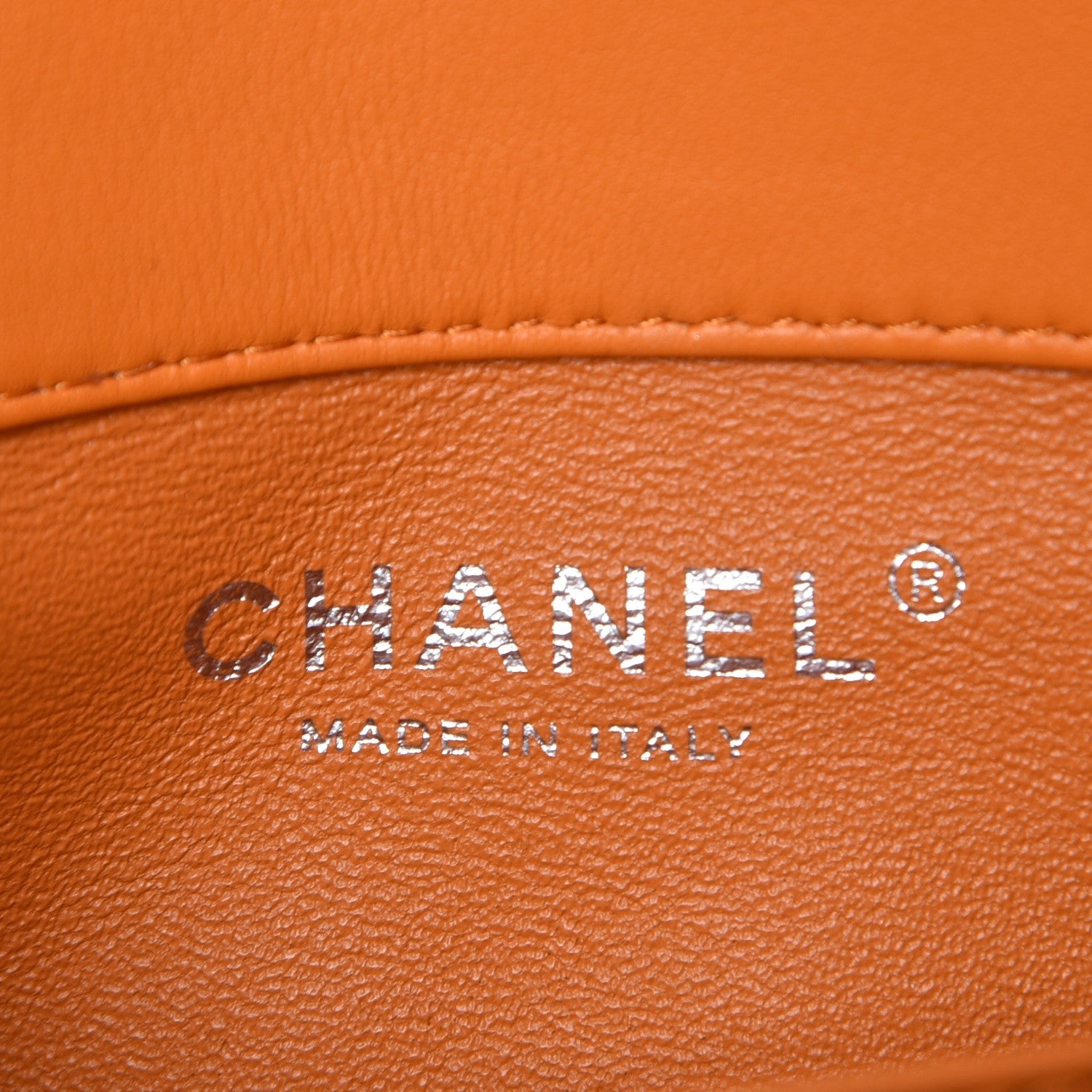 Chanel Patent Quilted Extra Mini Flap Light Orange 6 of 7