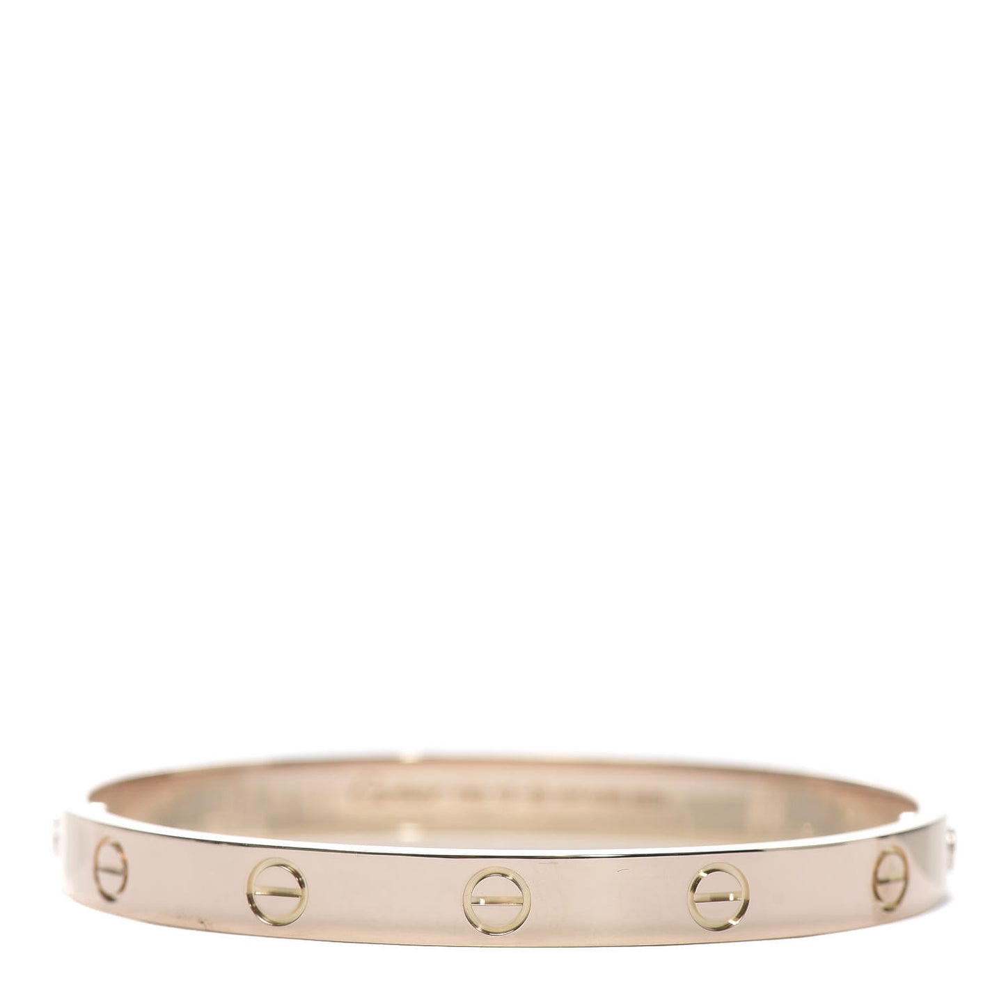 18K Pink Gold LOVE Bracelet 17