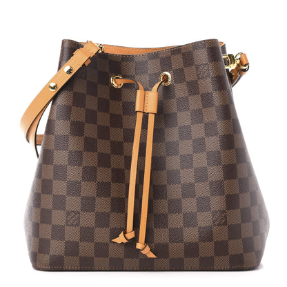 Louis Vuitton Damier Ebene Neonoe MM Safran 1 of 11