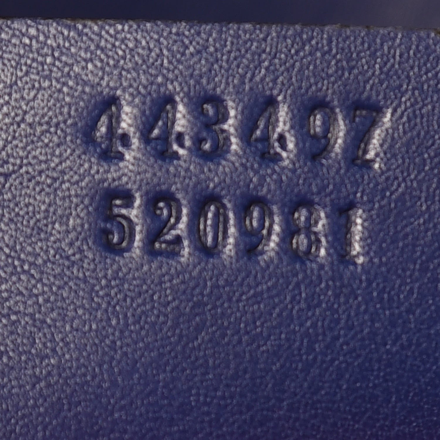 Gucci Velvet Matelasse Small GG Marmont Shoulder Bag Cobalt Blue 9 of 9