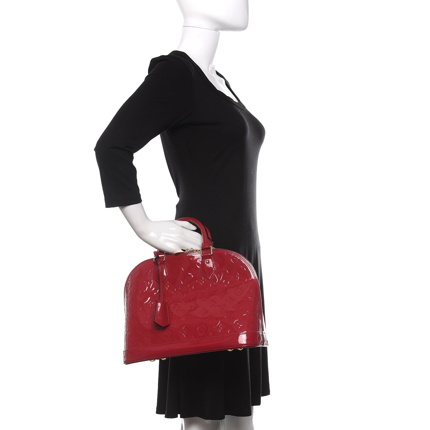 Louis Vuitton Vernis Alma PM Rose Indien 2 of 11