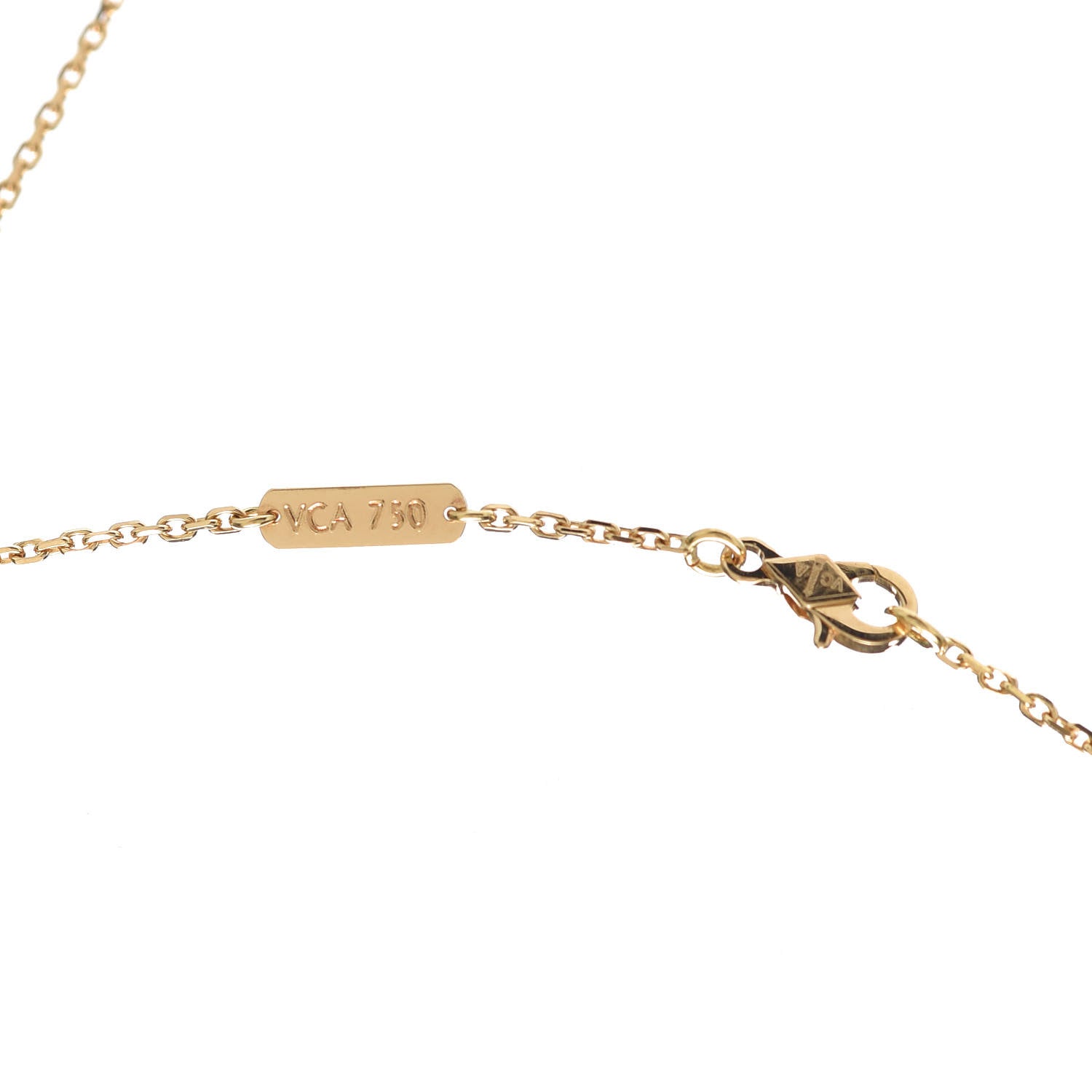 Van Cleef & Arpels 18K Yellow Gold Frivole Heart Pendant Necklace 6 of 6