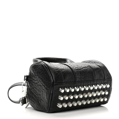 Alexander Wang Pebbled Lambskin Mini Rockie Black Rhodium Hardware 3 of 9