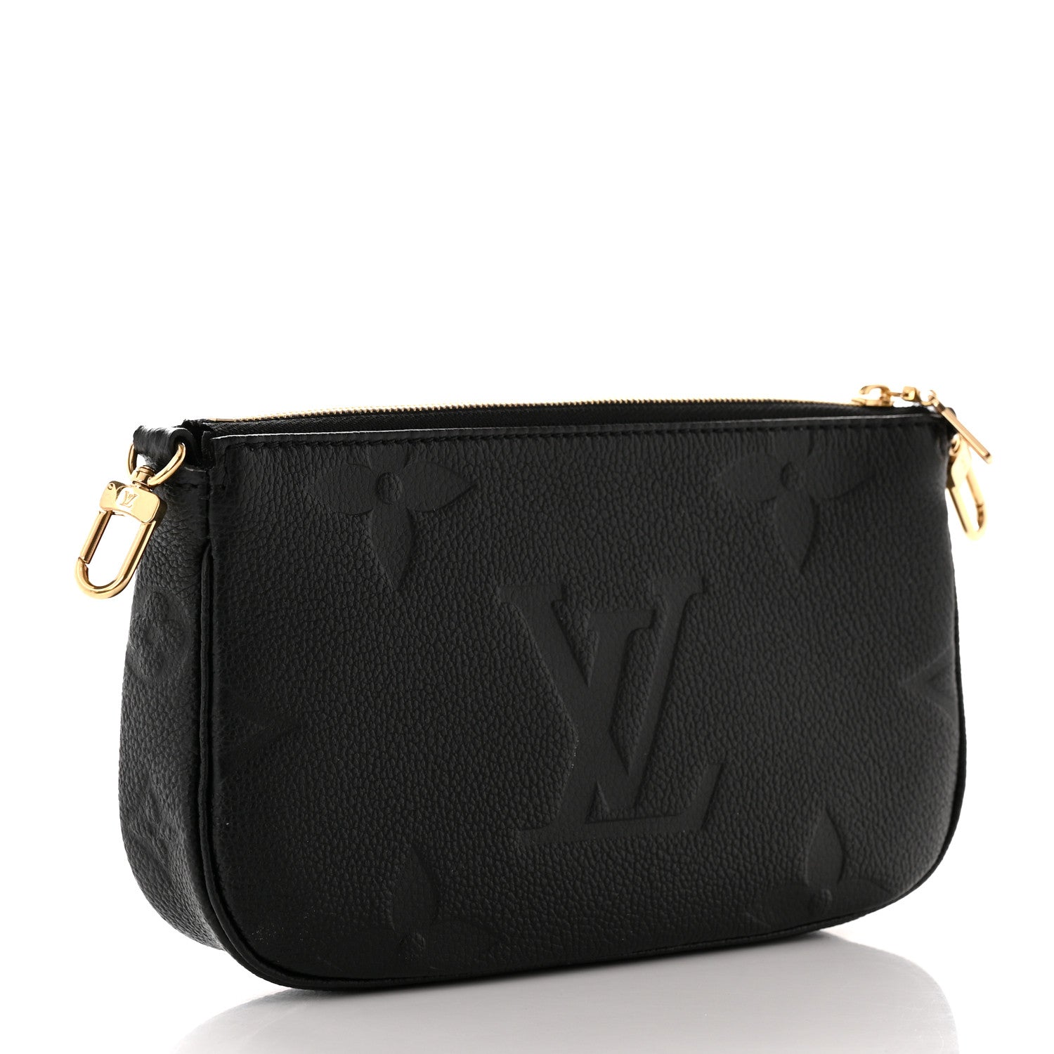 Louis Vuitton Empreinte Monogram Giant Multi Pochette Accessories Mini Pochette Black 3 of 8