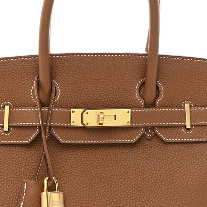 Hermes Togo Birkin 30 Gold 8 of 10