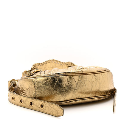 Balenciaga Metallic Agneau Arena Le Cagole Shoulder Bag XS Gold 5 of 11
