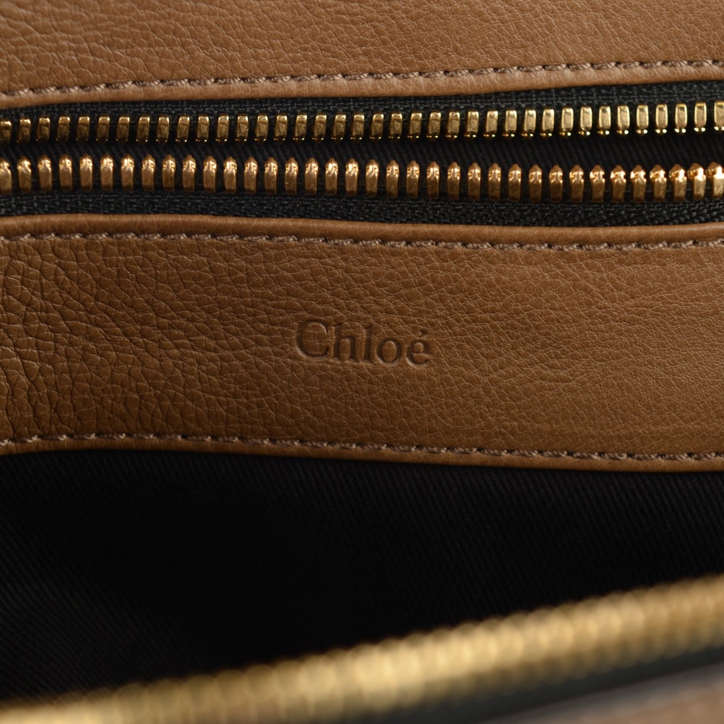 Calfskin Cary Zipped Shoulder Bag Taupe
