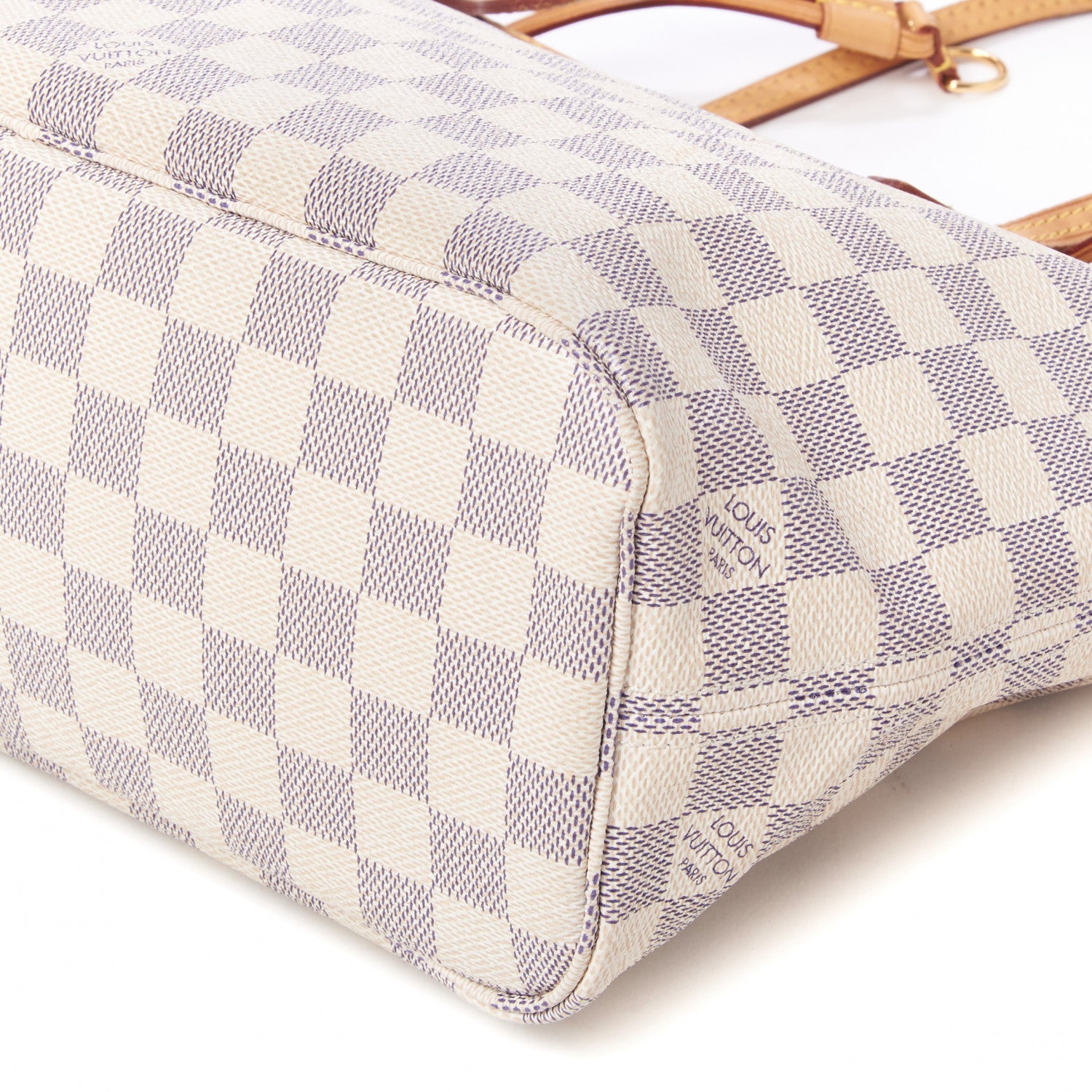 Louis Vuitton Damier Azur Neverfull PM 5 of 9