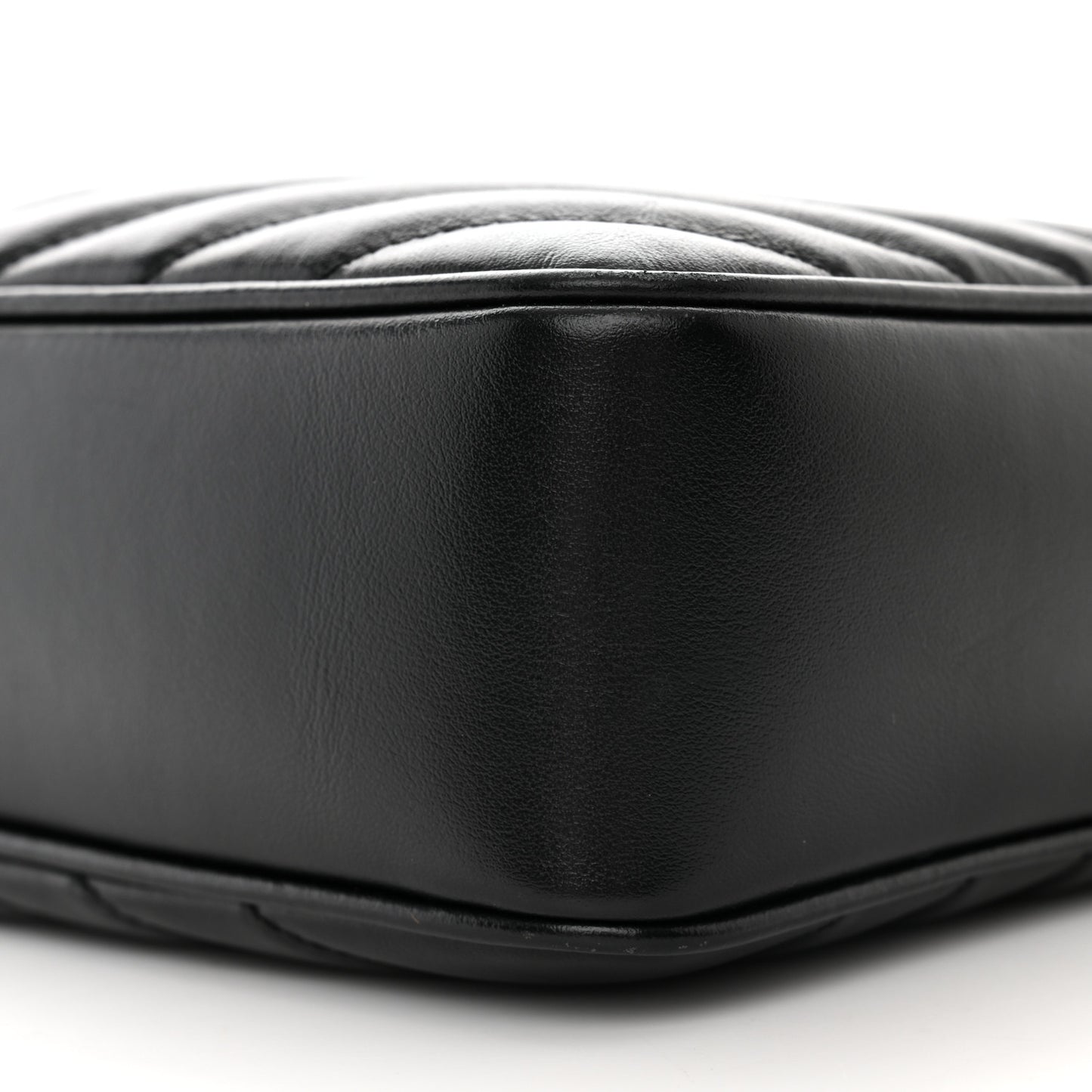 Calfskin Matelasse Monogram Lou Camera Bag Black