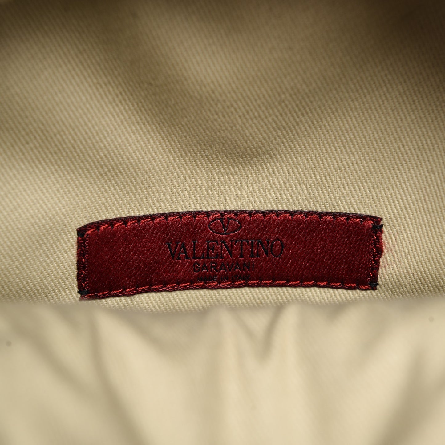 Calfskin Mini Rockstud Backpack Soft Noisette