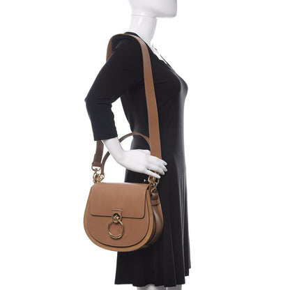 Chloe Calfskin Large Tess Bag Nut 2 of 9
