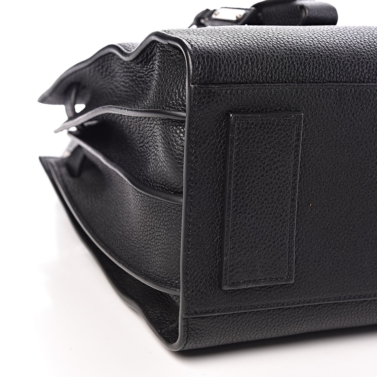 Grained Calfskin Small Supple Sac De Jour Black