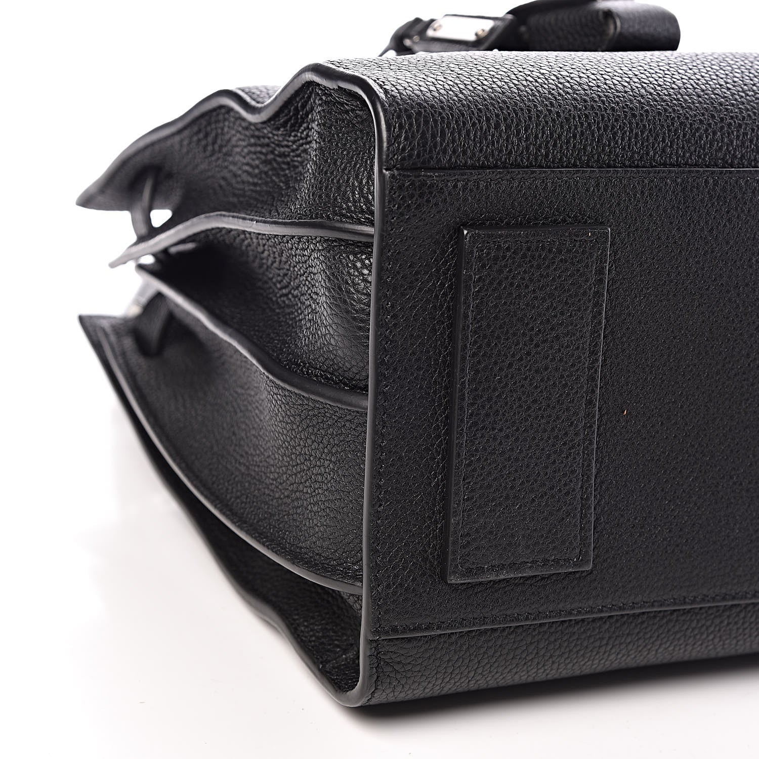 Saint Laurent Grained Calfskin Small Supple Sac De Jour Black 9 of 10