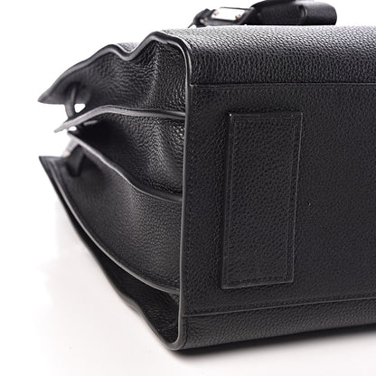 Saint Laurent Grained Calfskin Small Supple Sac De Jour Black 9 of 10