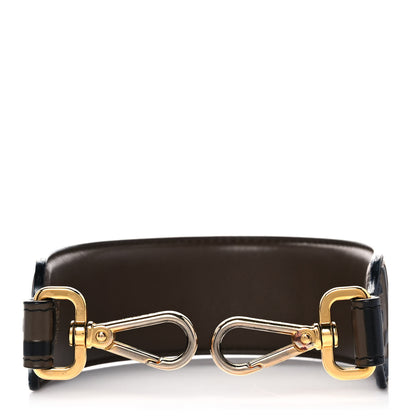 Fendi Calfskin FF 1974 Embossed Mini Strap You Maya Black 5 of 5