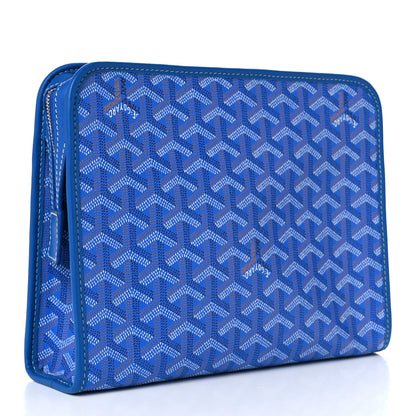 Goyard Goyardine Jouvence Toiletry Pouch Sky Blue 3 of 8