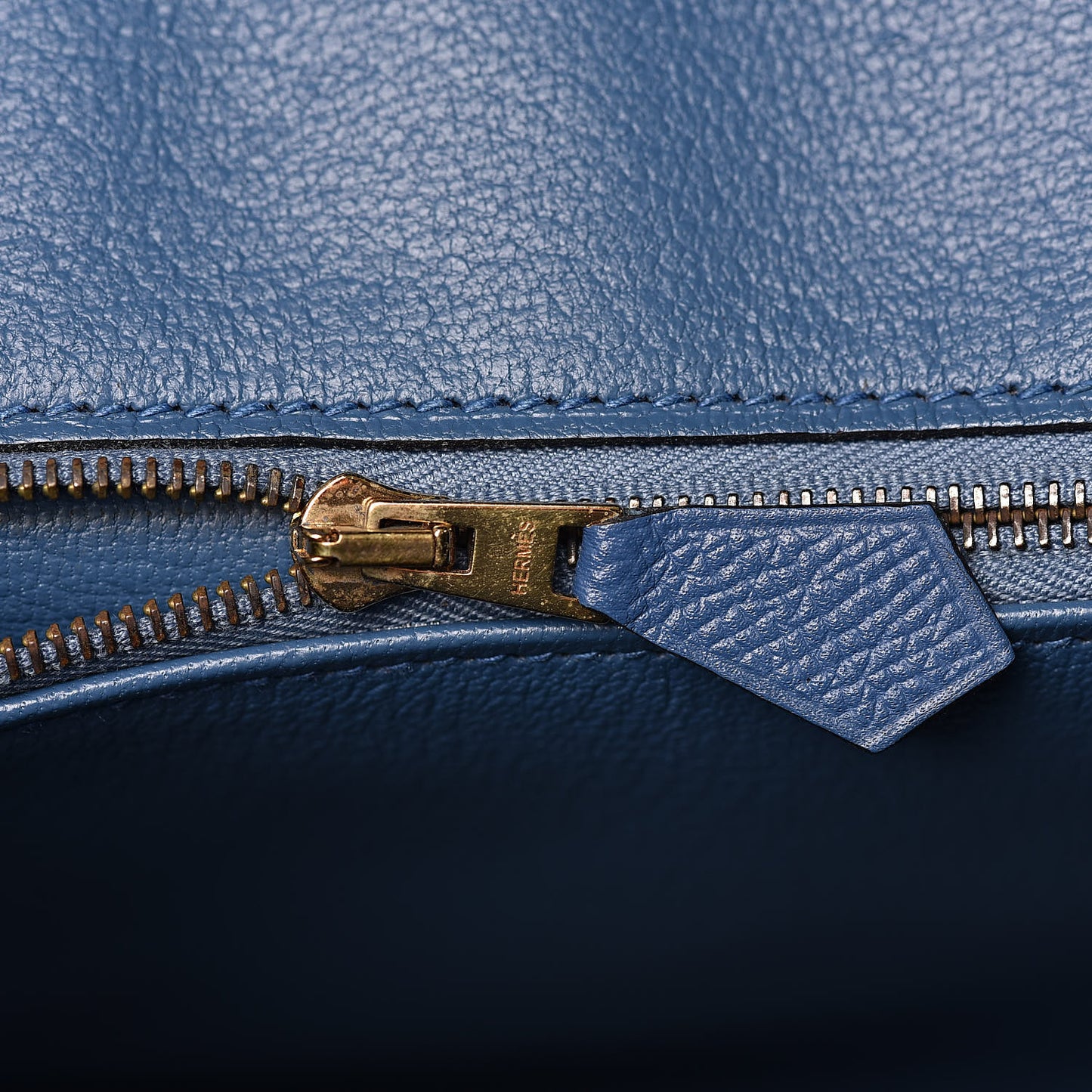 Epsom Birkin 30 Bleu