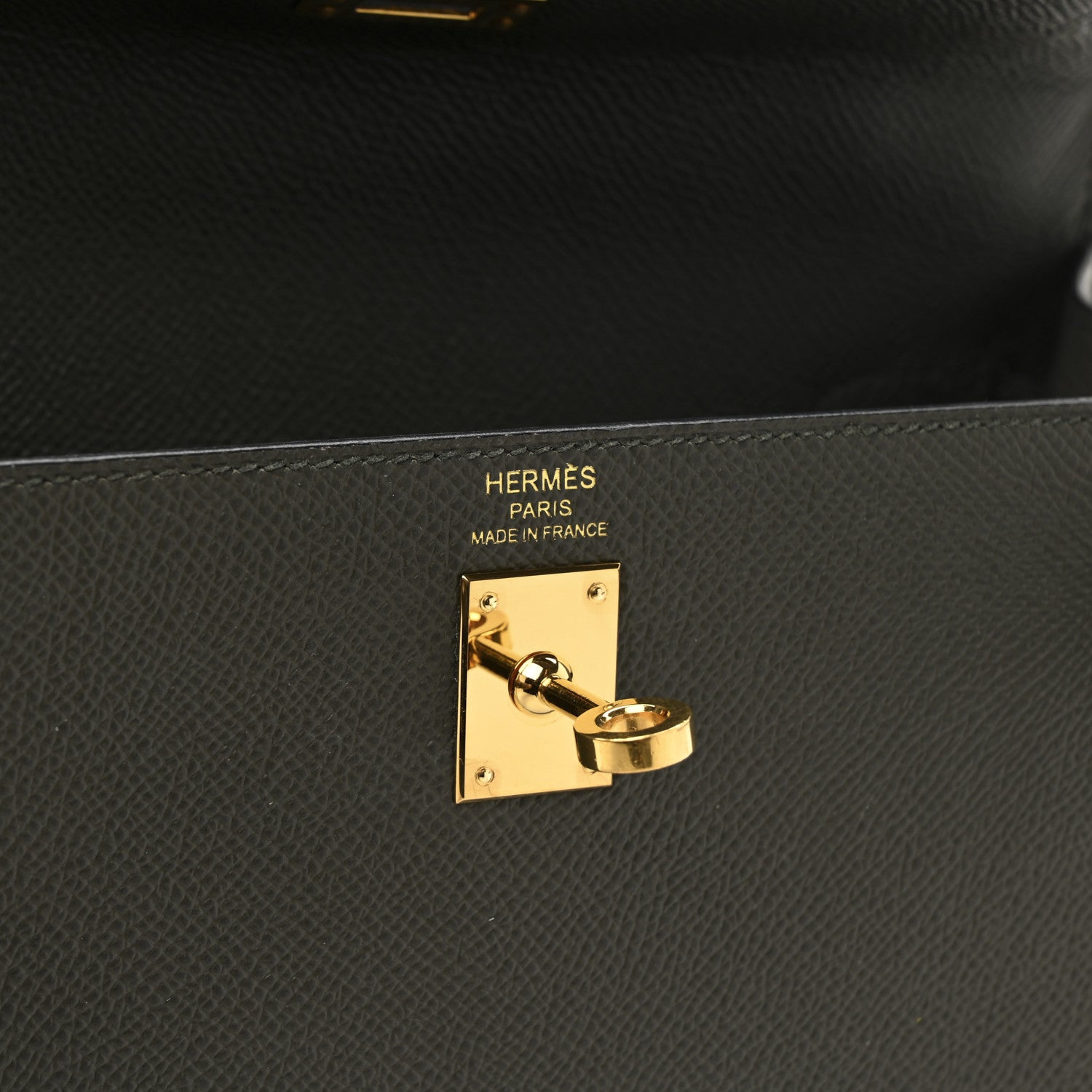 Hermes Epsom Kelly Sellier 25 Vert De Gris 6 of 11