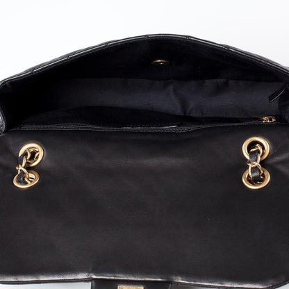 Chanel Lambskin Quilted Cruise Charm Medium Flap Black 5 of 10