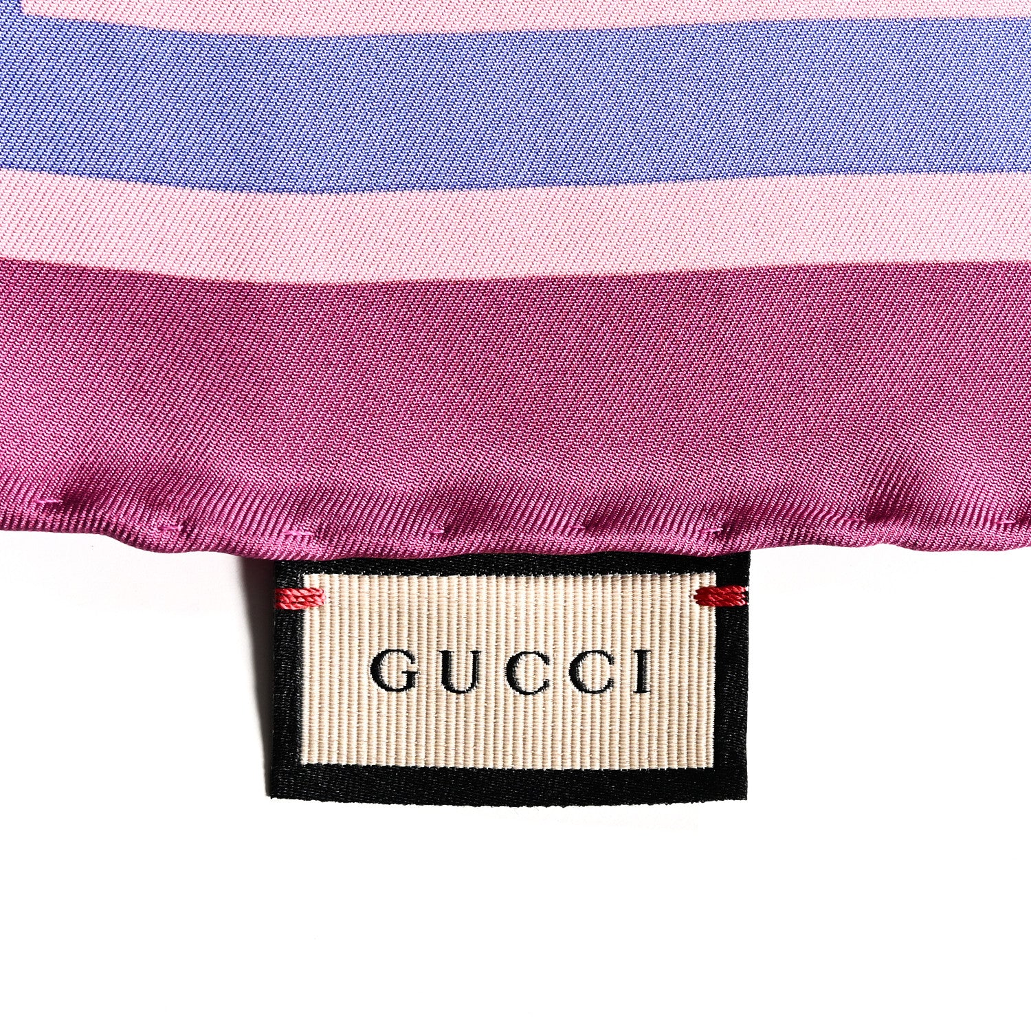 Gucci Silk Twill GG Bubble Square Scarf Roseate 2 of 3