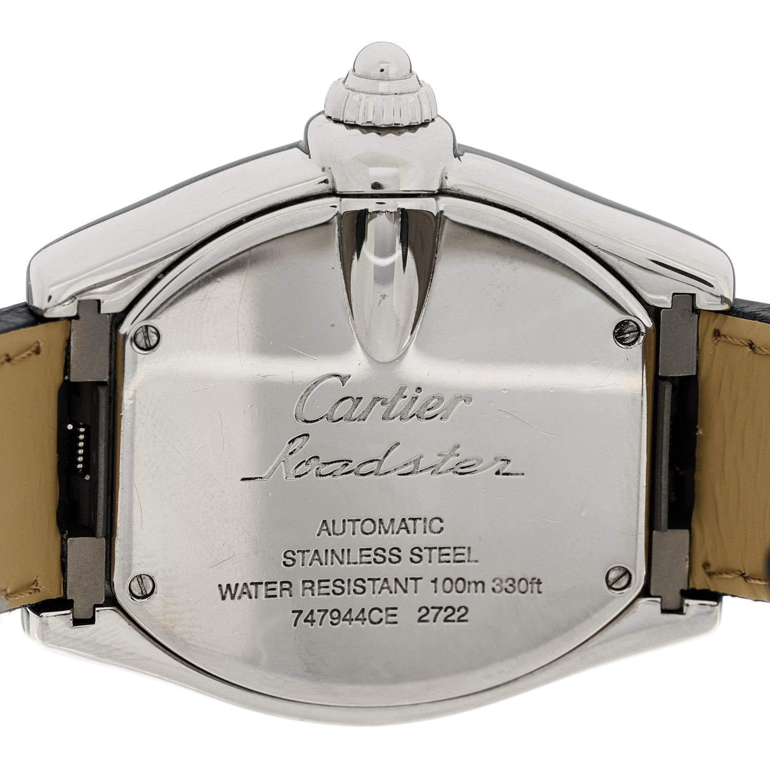 Cartier Stainless Steel Alligator 42mm Roadster GMT Automatic Watch 4 of 4