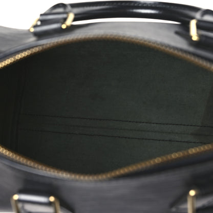 Louis Vuitton Epi Speedy 25 Black 5 of 8