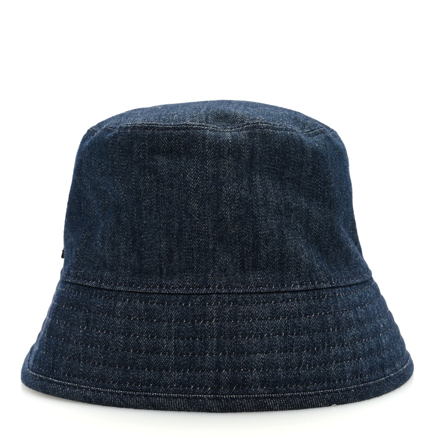 Prada Denim Re-Nylon Reversible Bucket Hat Blue Black 8 of 12