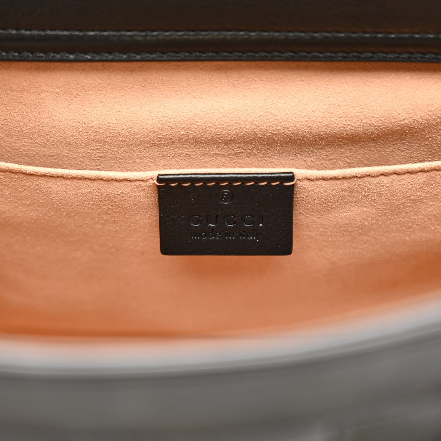 Gucci Calfskin Small Diana Tote Bag Black Yellow Fluo 6 of 11