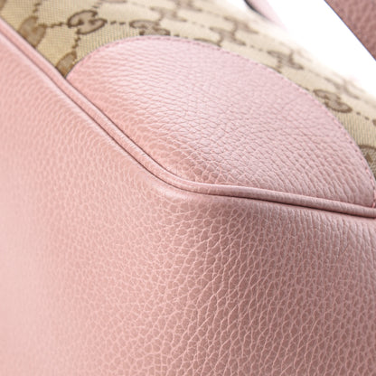 Gucci Monogram Bree Zippered Tote Beige Soft Pink 13 of 16