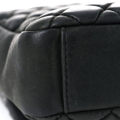 Chanel Iridescent Calfskin Quilted Small New Bubble Flap Anthracite 15 of 21