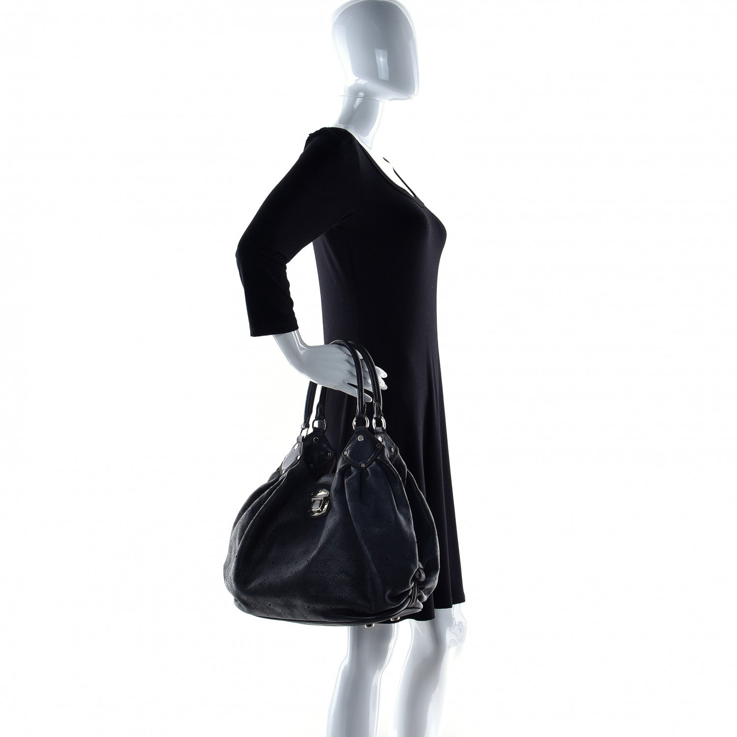 Louis Vuitton Mahina L Black 3 of 10