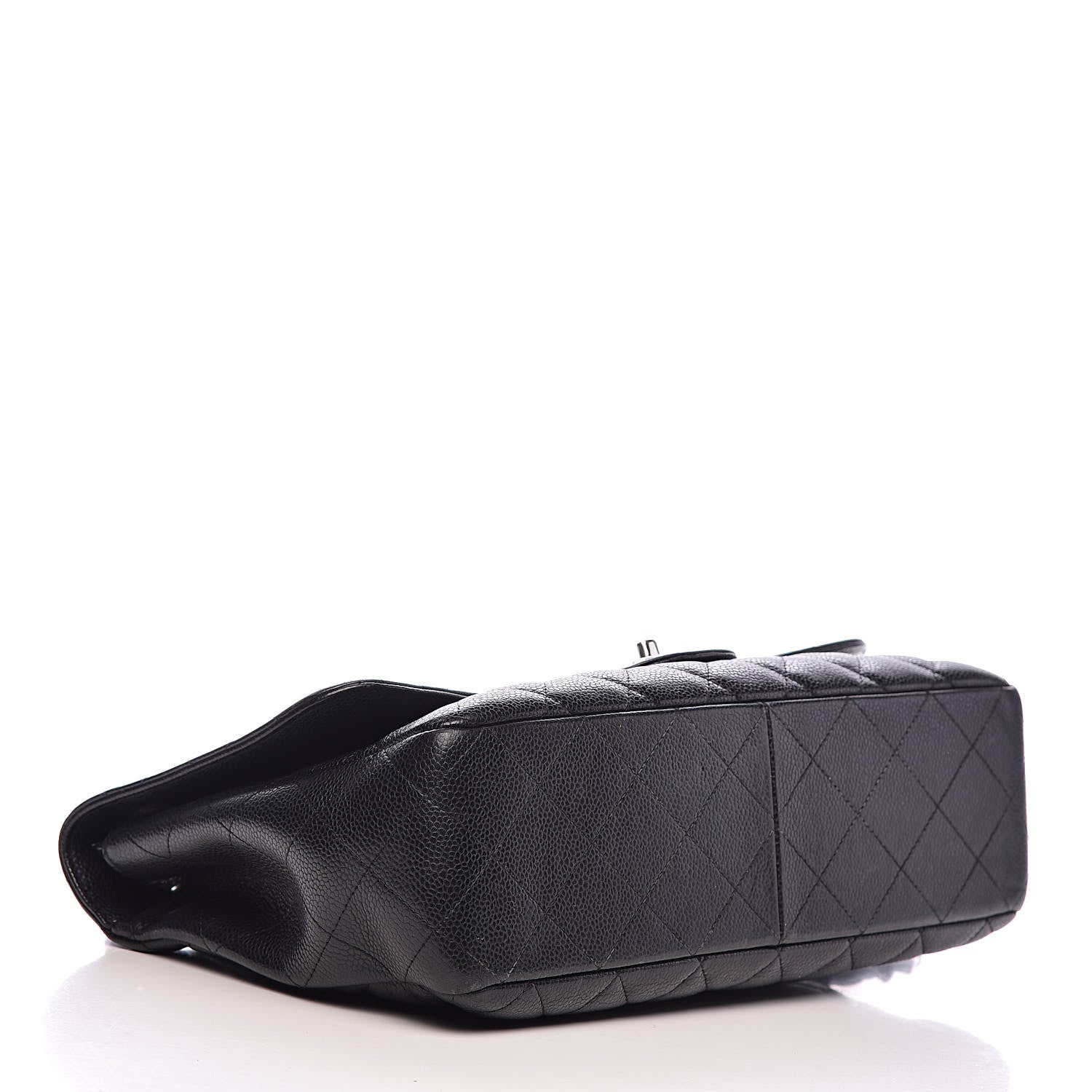 Chanel Caviar Quilted Jumbo Single Flap Black 4 of 15