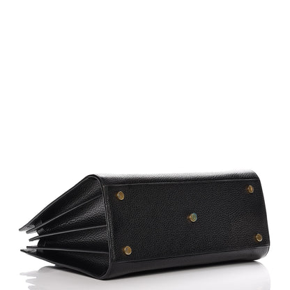 Saint Laurent Grained Calfskin Small Sac De Jour Black 5 of 13