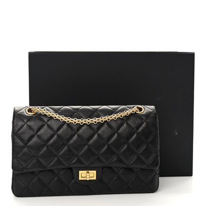 Chanel Aged Calfskin Quilted 2.55 Reissue 226 Flap Black 11 of 11