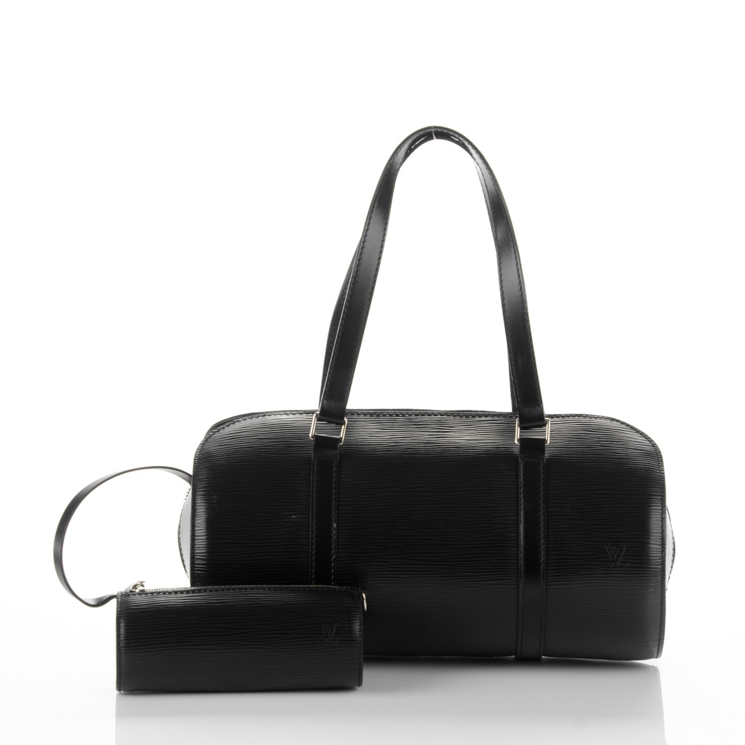 Louis Vuitton Epi Soufflot Black 3 of 8
