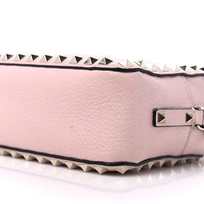 Valentino Garavani Pebbled Calfskin Rockstud Camera Crossbody Bag Poudre 8 of 11