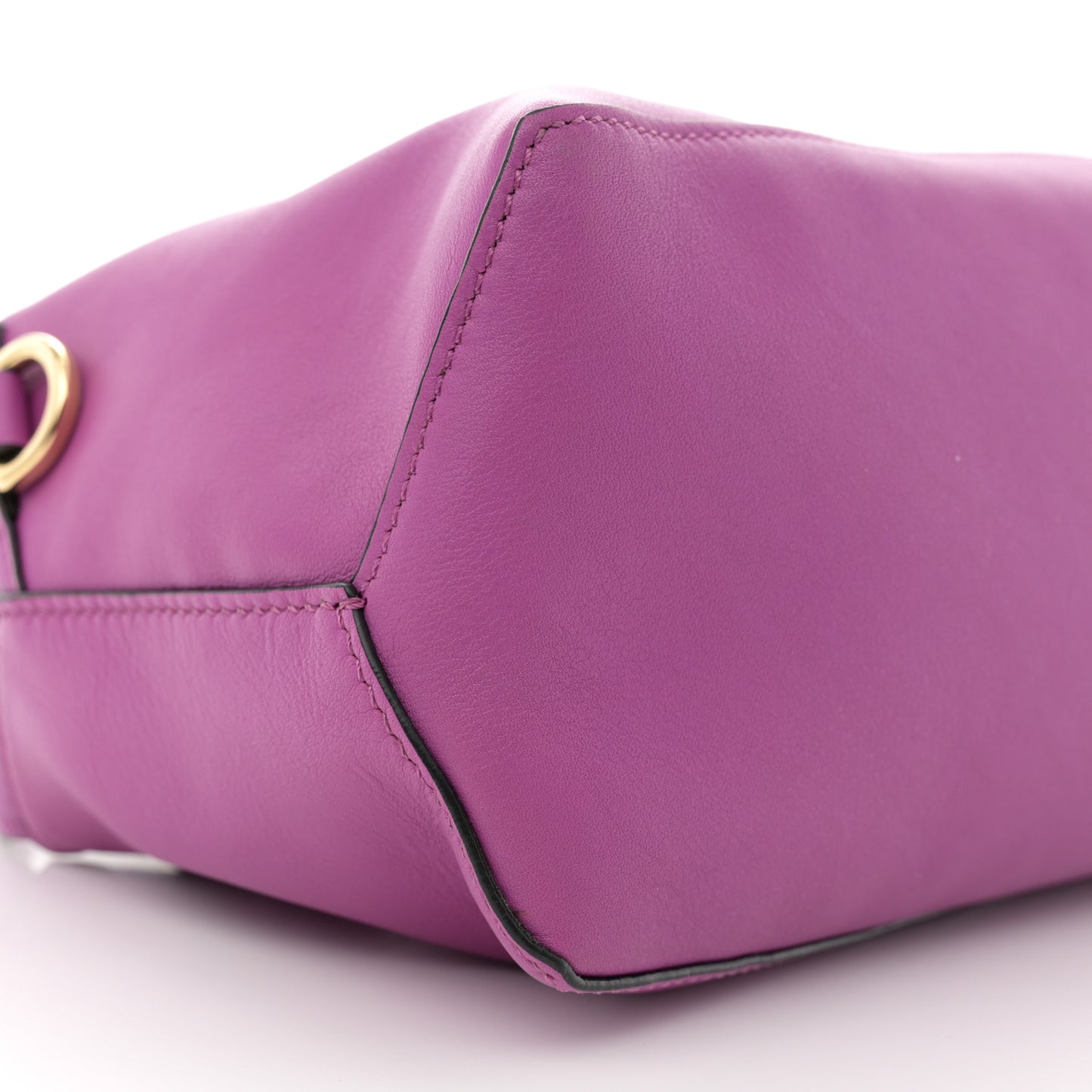 Calfskin Puzzle Hobo Bright Purple